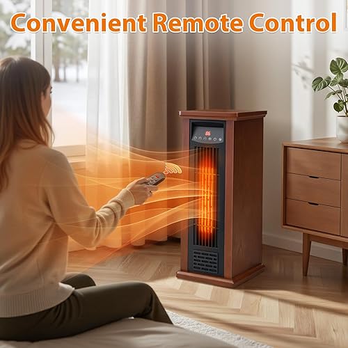 Miniatura 8 de Torre infrarroja eléctrica del calentador del cuarzo