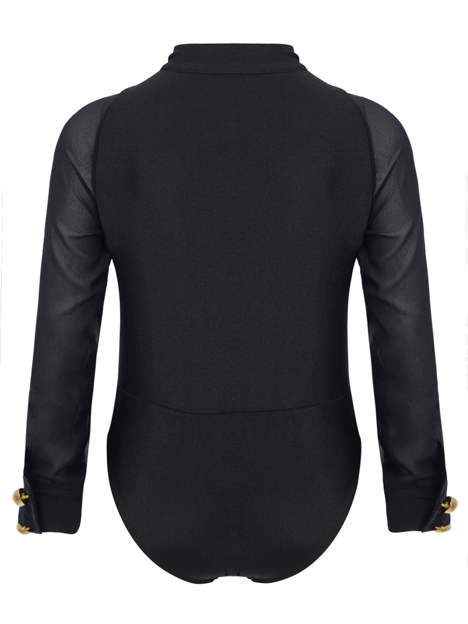 Freebily Body da Danza Classica Standard Bambino Ragazzo con Pantalone Camicia Body da Ballo Latino Americano Tango Balletto Leotards Jumpsuit Sportiva da Allenamento
