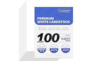 Unleash Your Creativity with Thick 8.5x11 Cardstock Paper: A Printer's Dream