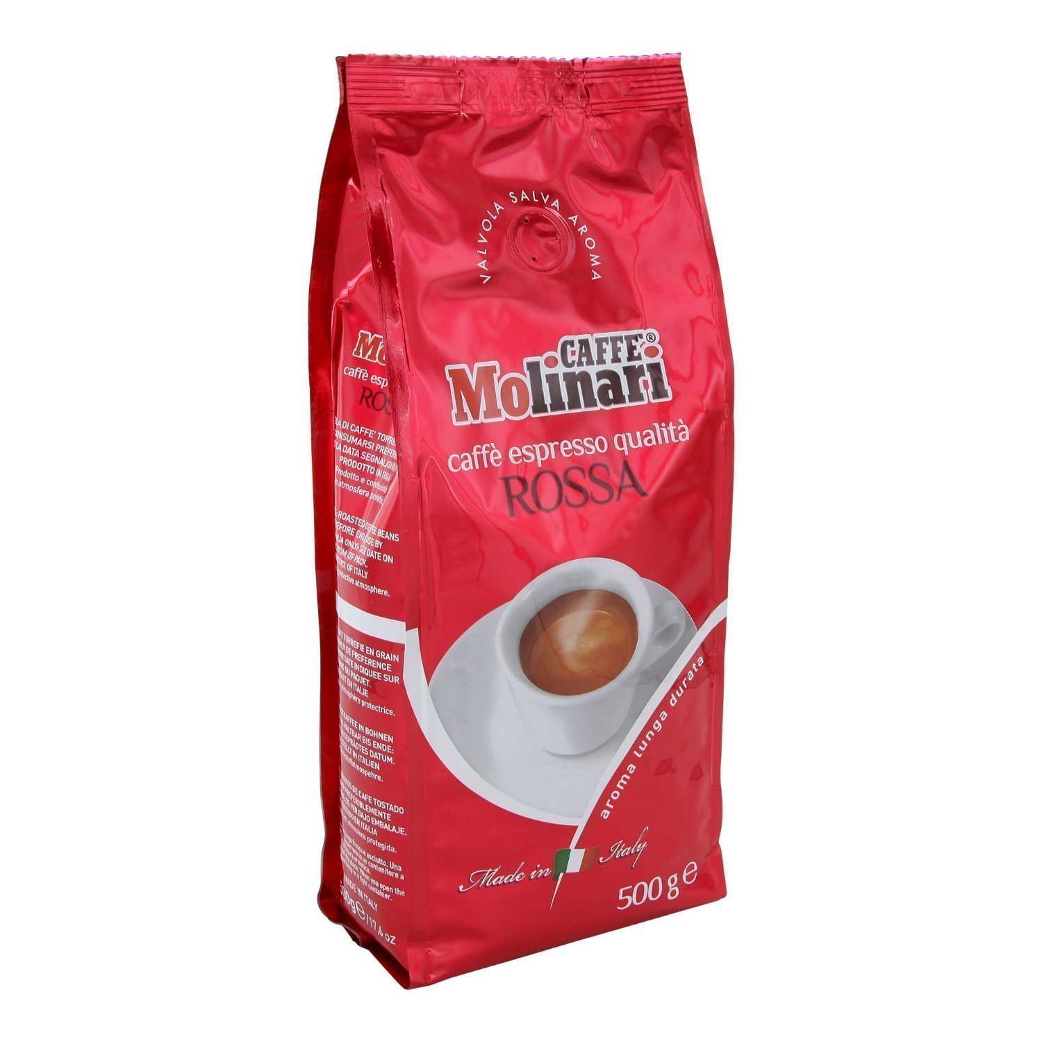 Caffe Molinari Rossa Espresso Coffee Beans 500 g