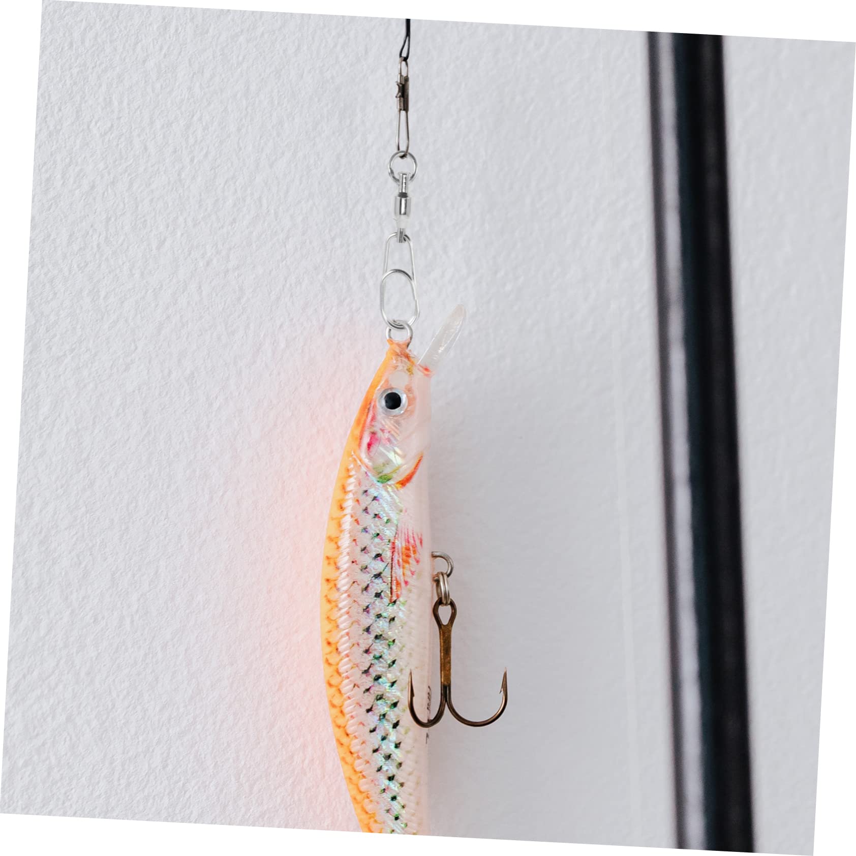 SUPVOX Connecteur D'Anneau À Huit Chiffres Petit Leurre De Pêche Leurre Émerillons À Pression Connecteur D'Appât De Pêche Anneau De Verrouillage Extérieur Remplacement Pivotant
