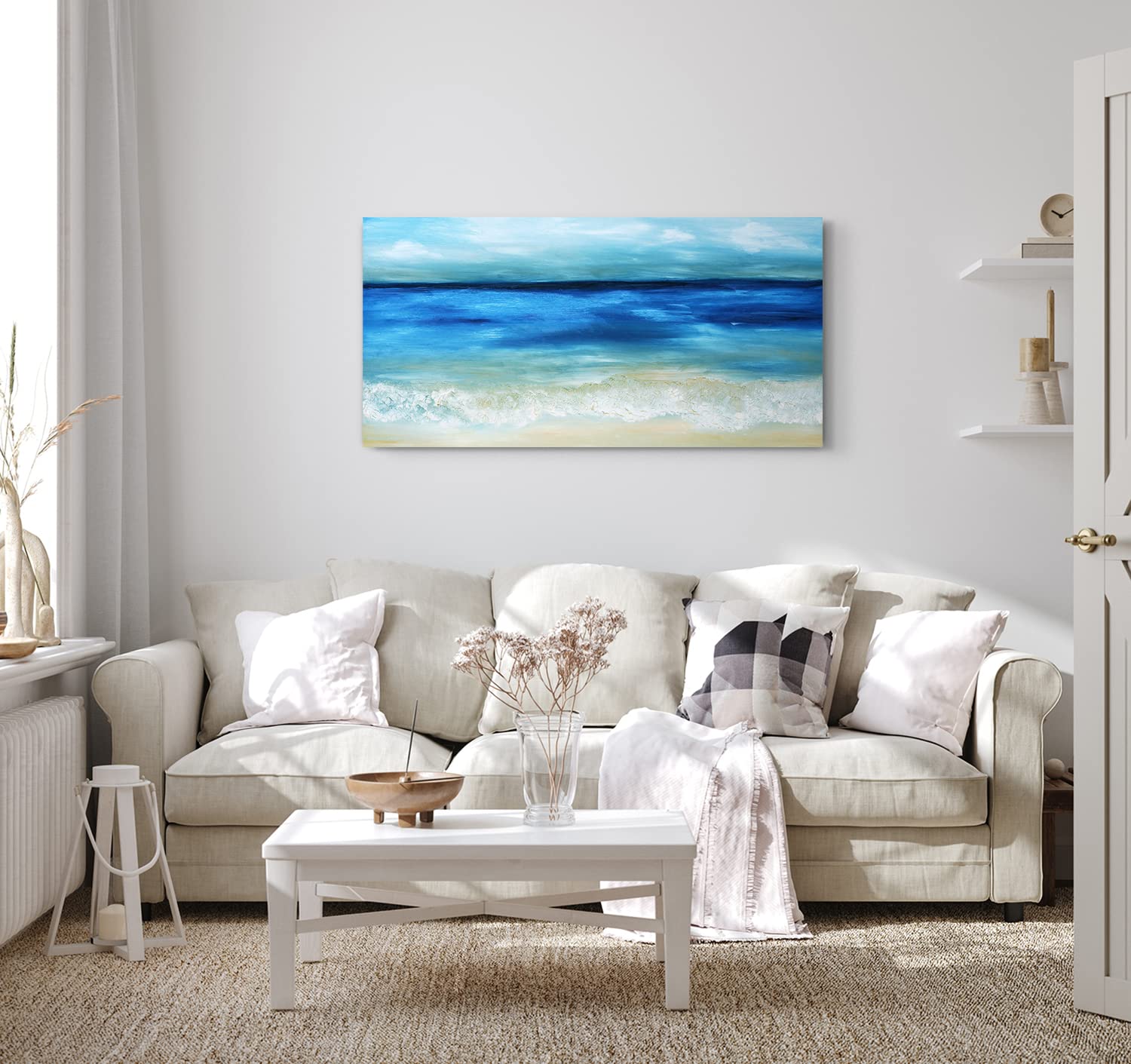 Paul Sinus Art Panoraabild auf Leinwand und Keilrahen