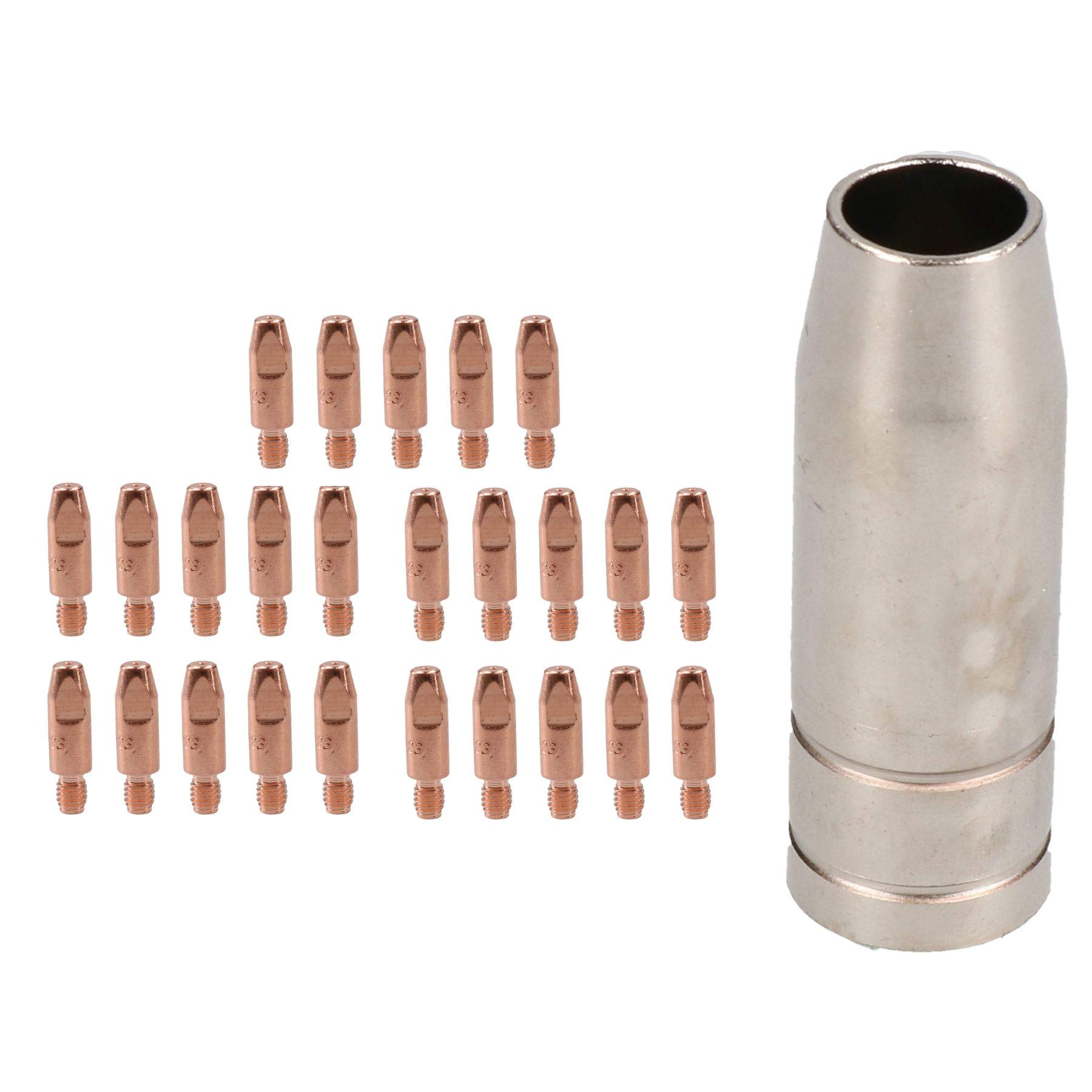 Lot carénage et 25 tubes contact 0.6mm pour restaurer une voiture ancienne au MIG