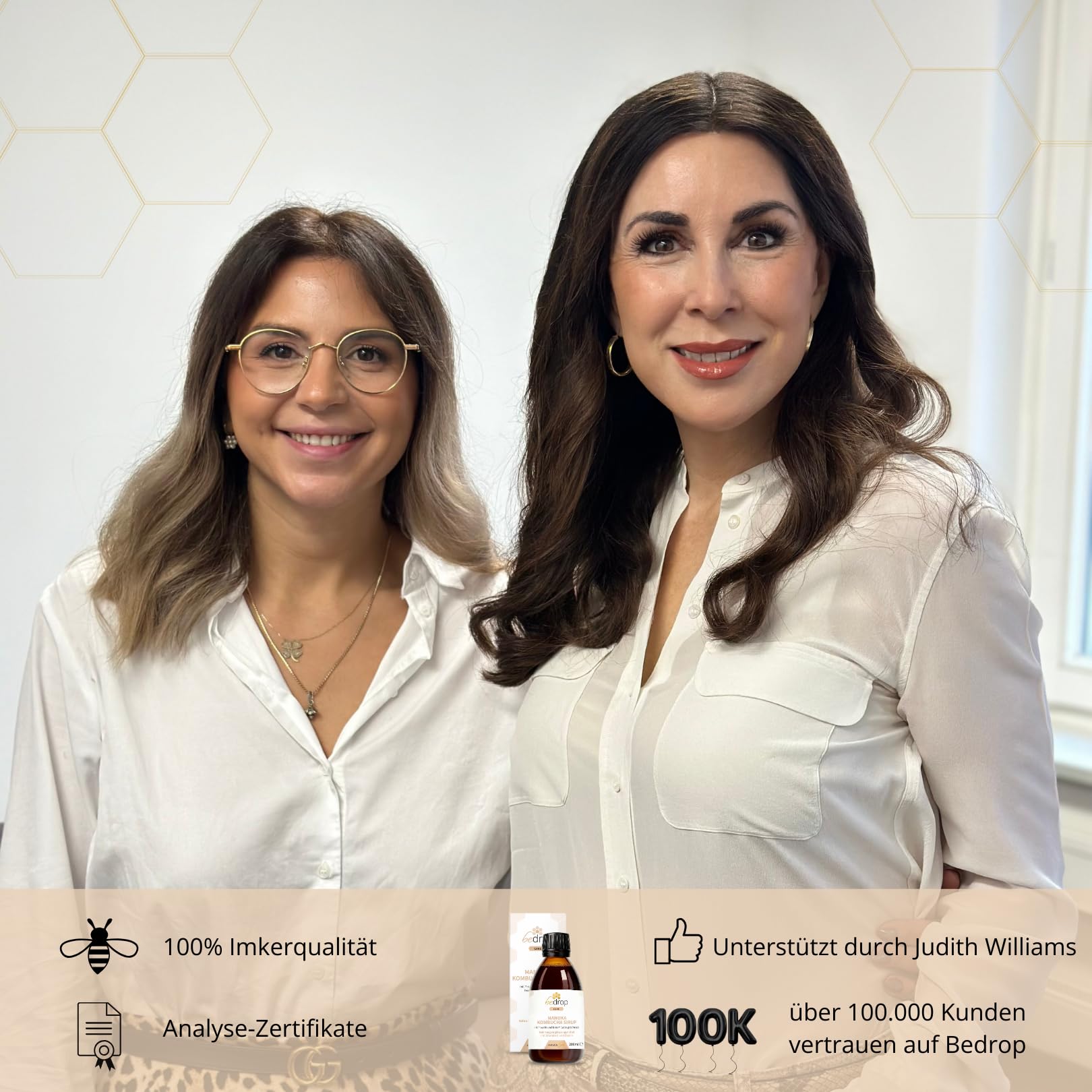 bedrop Manuka Kombucha Sirup I Mit Cholin und Vitamin C I Mit hochwertigem Manuka Honig +500 MGO & Propolis Extrakt - 200ml