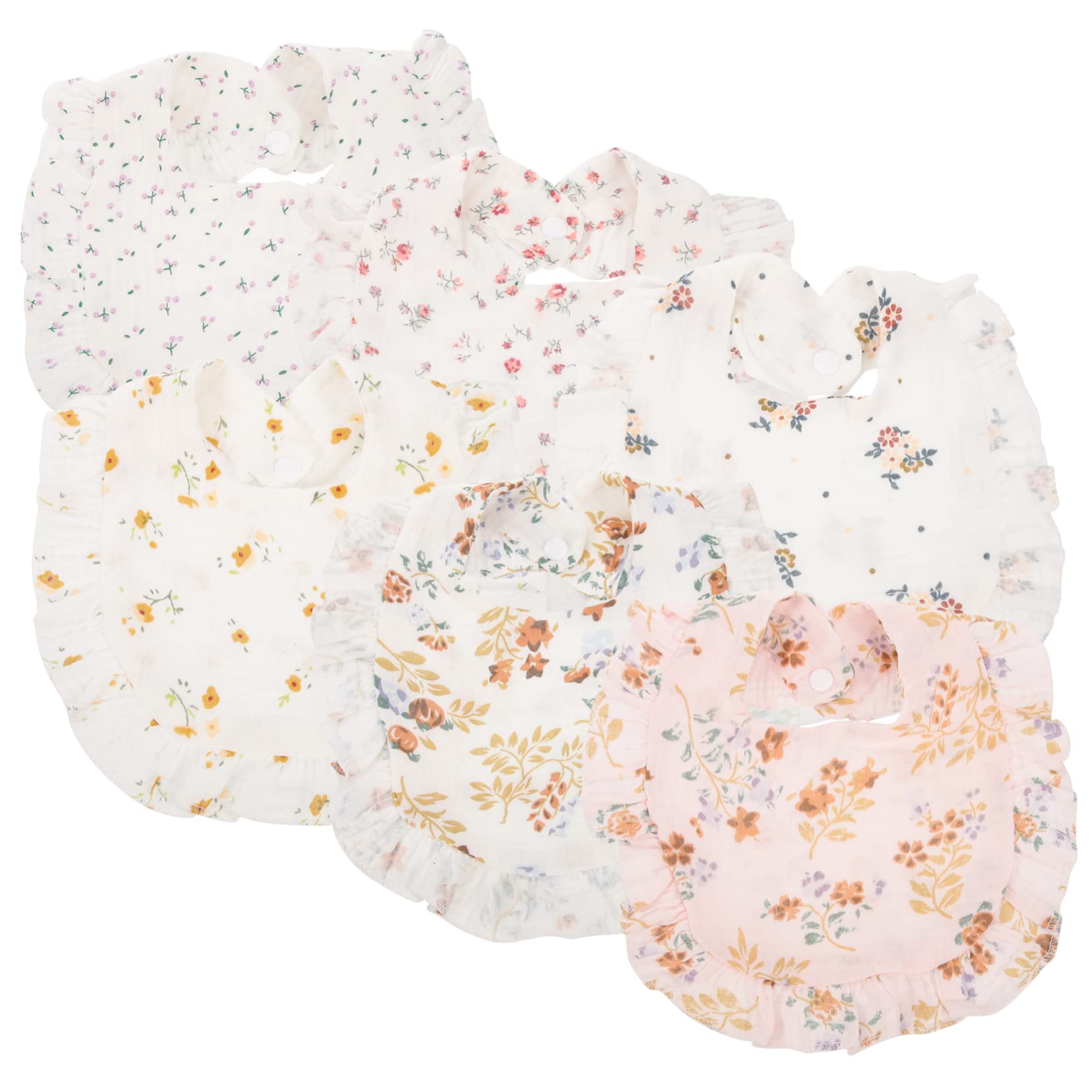 VICASKY 12pezzi Bavaglini Per Ragazzo Ragazza Cotone Da Bavaglini Lavabili Per Ragazzo Ragazza Con Design Assorbenti e Morbidi Per Svezzamento e Teething Accessori Eleganti e