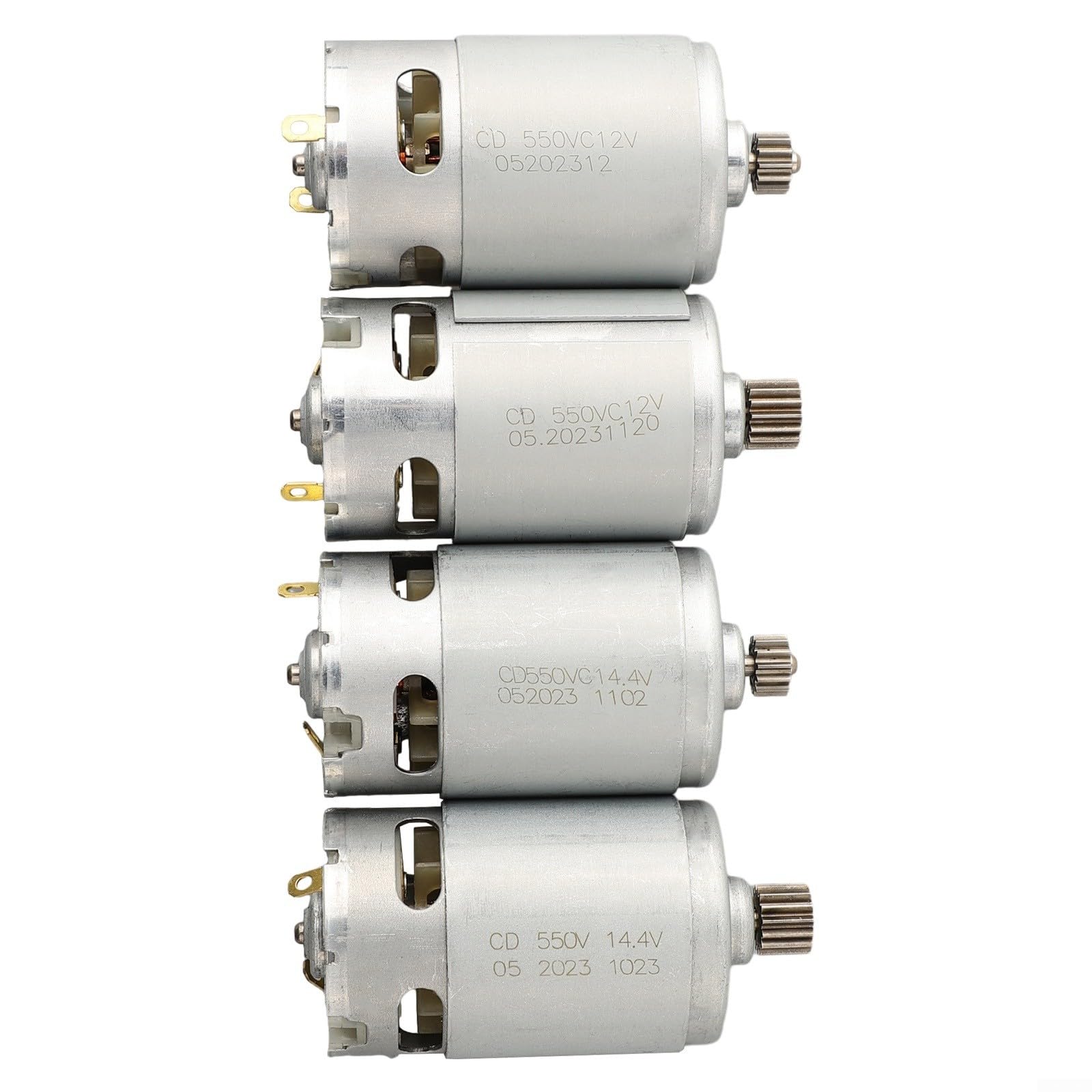 Motore elettrico RS550 con trasmissione a 13 o 15 denti per trapano avvitatore a batteria TSR1080-2-LI e GSR120LI, per 12 V e 14,4 V, costruzione in metallo robusto per fai da te e officina (12 V-15