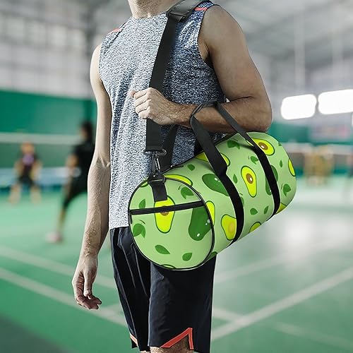 Miniatura 6 de Healthy Avocado Print Gym Bag Travel Duffel Bags Cute Weekender Carry on Bag Sport Tote Bags for Women Men