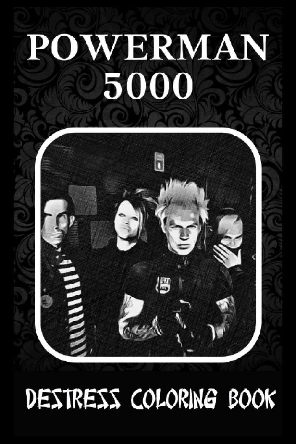 DeStress Coloring Book: Beautiful Powerman 5000 Illustrations