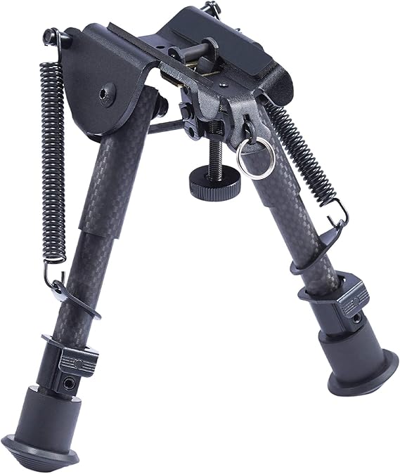 Quick Release FDE Rifle Bipod Adjustable leg with feet spikes