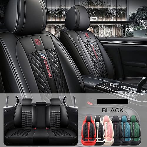 Fundas de asiento de coche para Chevy Traverse 2009-2022 5 asientos, impermeables, de piel sintética, accesorios de fundas de asiento delantero y