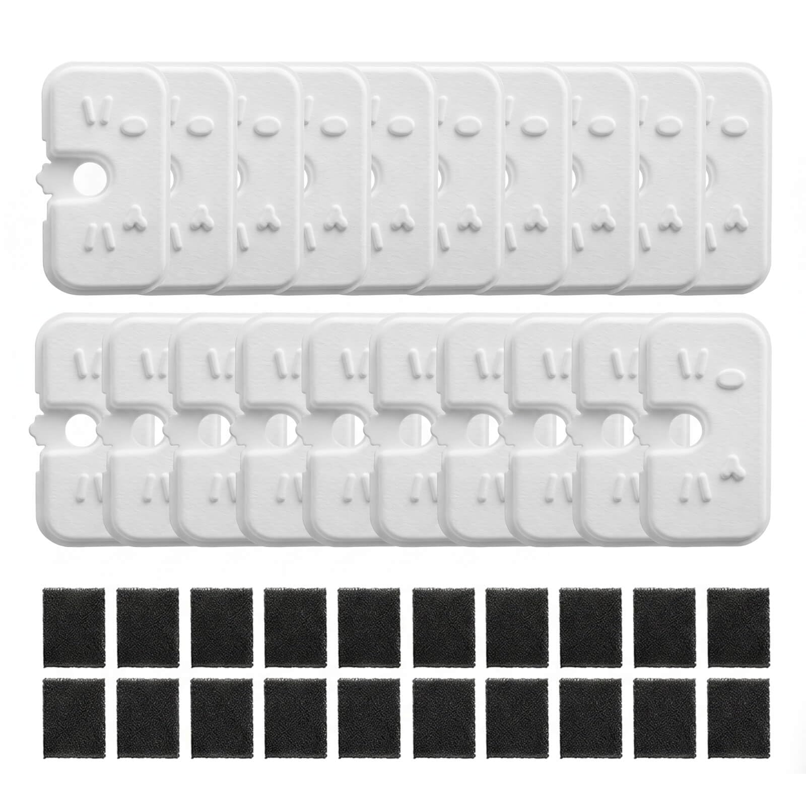 Filtro de fuente para gatos de 2 y 3.2 litros: recambios de carbón activo para fuentes de agua
