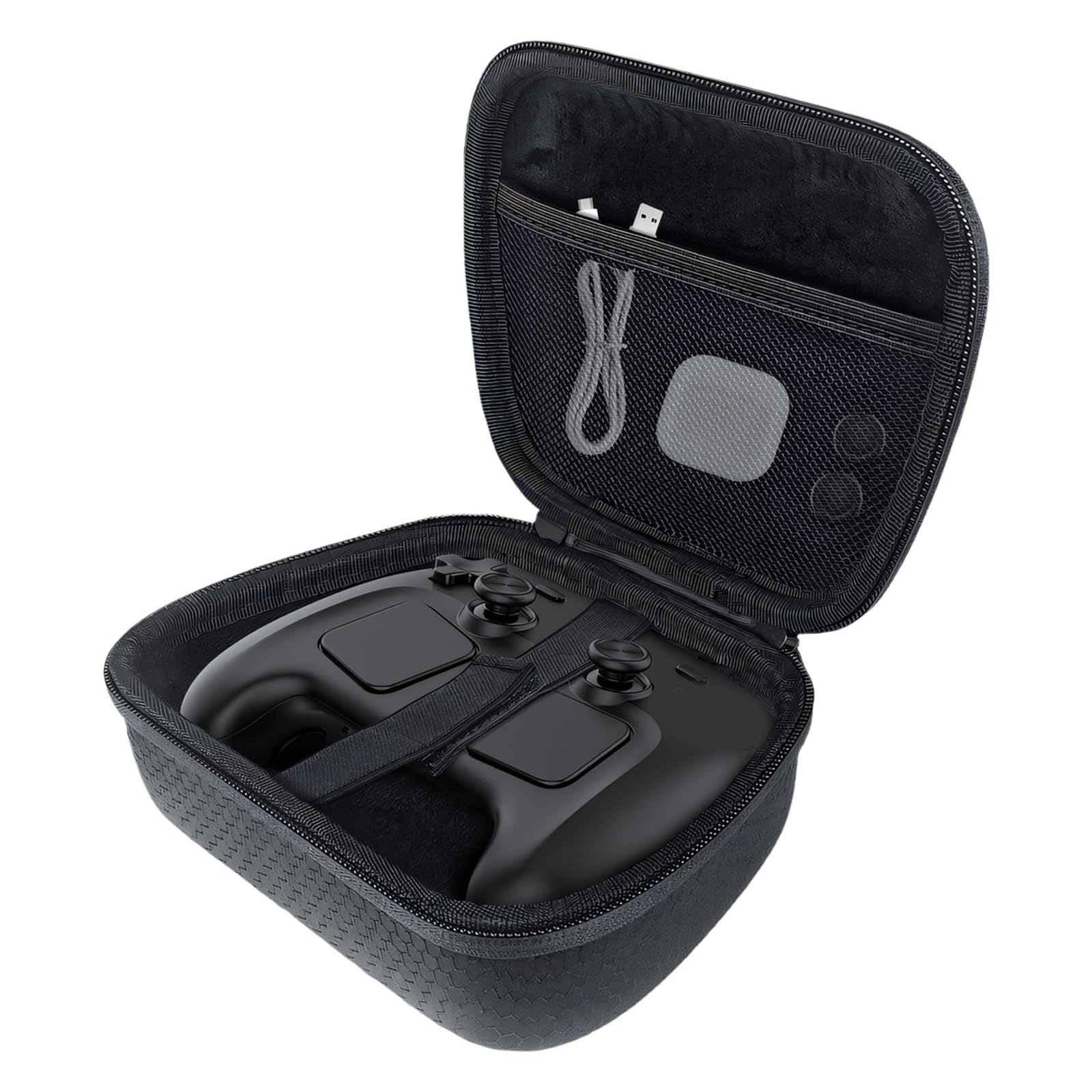 Ljmyy Strong Hard Shell Carrying Case with Storage Pocket Protective Travel Storage Bag Suitable for P5/4 Gaming