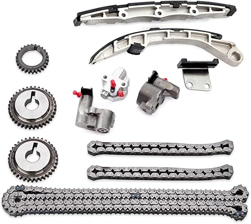Kit de cadena de distribución para 2003-2005 para Infiniti FX35, 2003-2005 para Infiniti G35, 2003-2006 para Nissan 350Z, 2002-2003 para Nissan