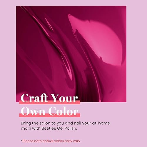 Miniatura 219 de Beetles - Esmalte de uñas en gel de 0.5 onzas fluidas (15ml), curado con lámpara LED, extracción por remojo, para arte de uñas, estética