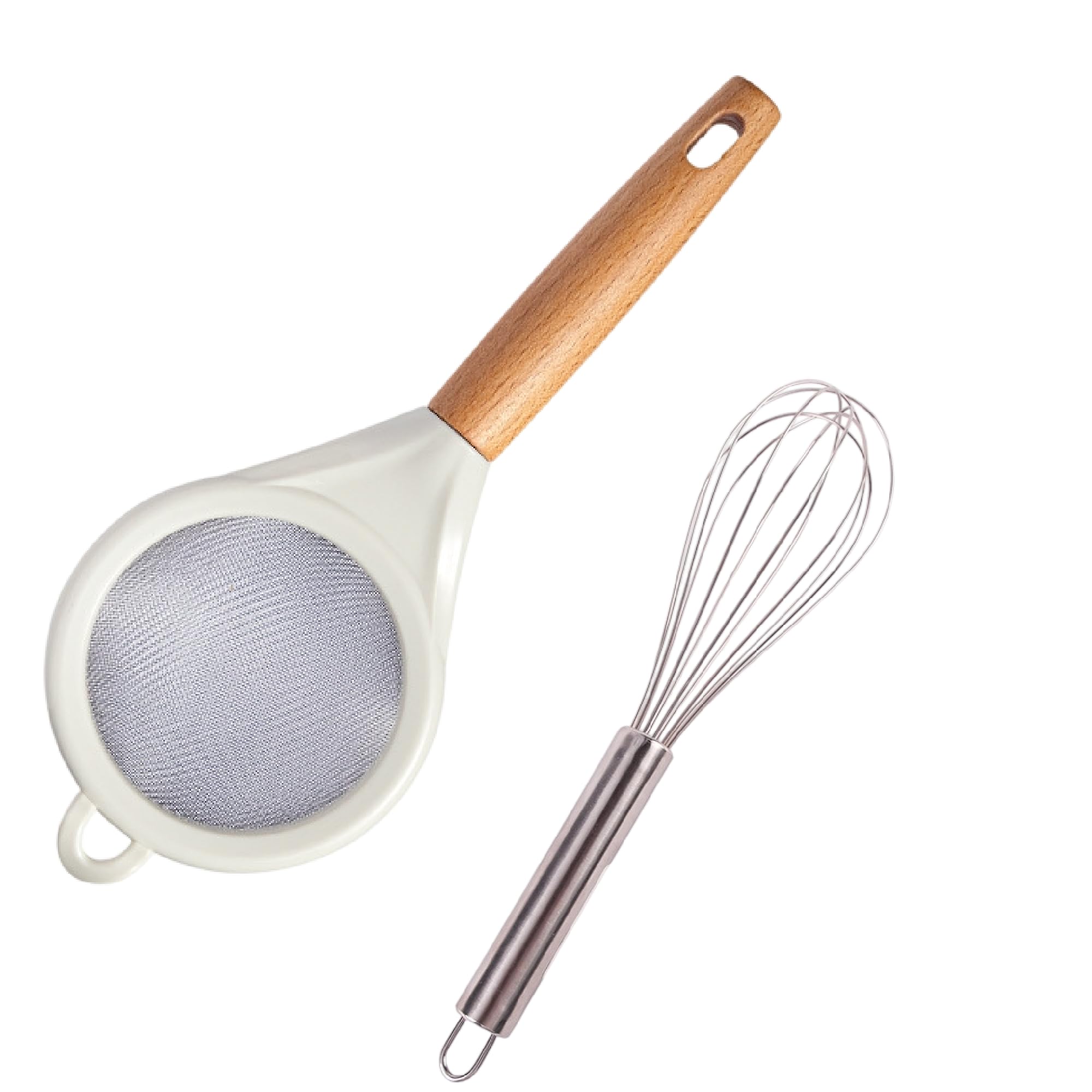 Sieb Küchensieb, Edelstahl Mehlsieb Seiher,für Nudeln, Mehl（25 cm）
