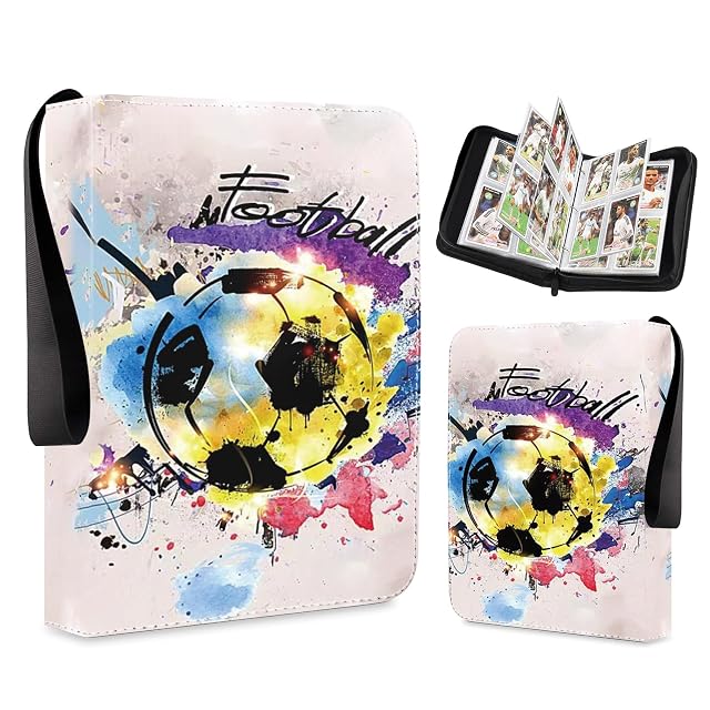 Álbum de recortes para tarjetas de fútbol, 55 páginas, 440 tarjetas, capacidad para tarjetas coleccionables