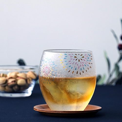 Miniatura 20 de Aderia 6595 Rock Glass, Bird and Beast Play, 11.8 fl oz (11.7 fl oz), sabor Nippon premium, vidrio viejo, On The Rock, fabricado en Japón, viene