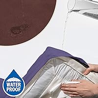 Vista 393 de Comfort Expression - Cama ortopédica para perros extragrandes, 53 x 42 pulgadas, cama impermeable y de apoyo de espuma con cojines removibles