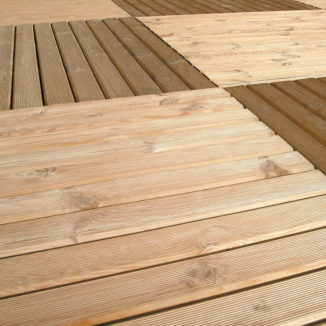 Nortene - Baldosas De Tarima De Madera | 40x40x2,8 Cm | Tablones De Tarima De Madera De Pino para Jardín Balcón Terraza