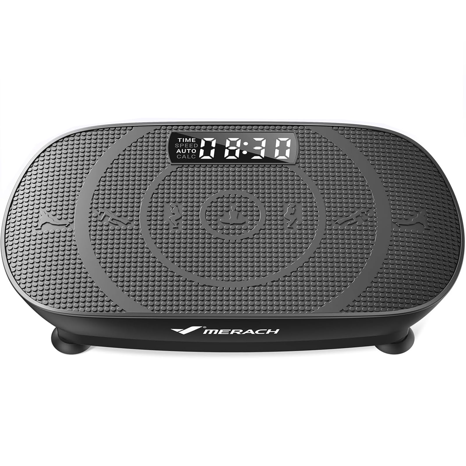 MERACHVibration Plate, Whole Body Workout Powerful Quiet Vibration Plate Exercise Machine for Weight Loss and Shaping, Auto or Manual Speed Control, Built-in Bluetooth SpeakerRecycled Claim Standard 100