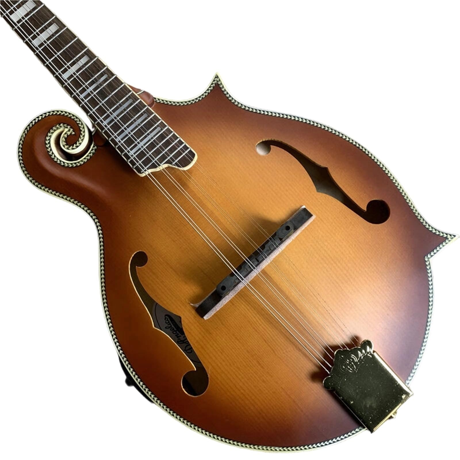 Akustische Mandoline-Gitarre Aus Massiver Fichte Und Ahorn 28 Zoll Natürliche Holzfarbe Mandolinen Für Anfänger