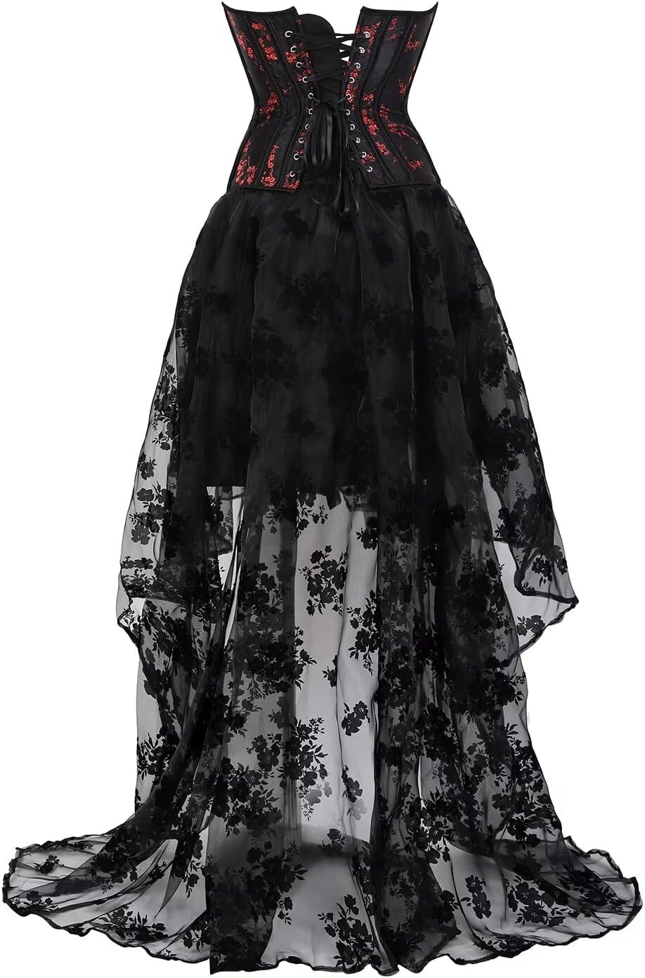 Corsets for Women Dress Bustier Overbust and Skirt Tutu Lingerie Gothic lace Basques Victorian Plus Size