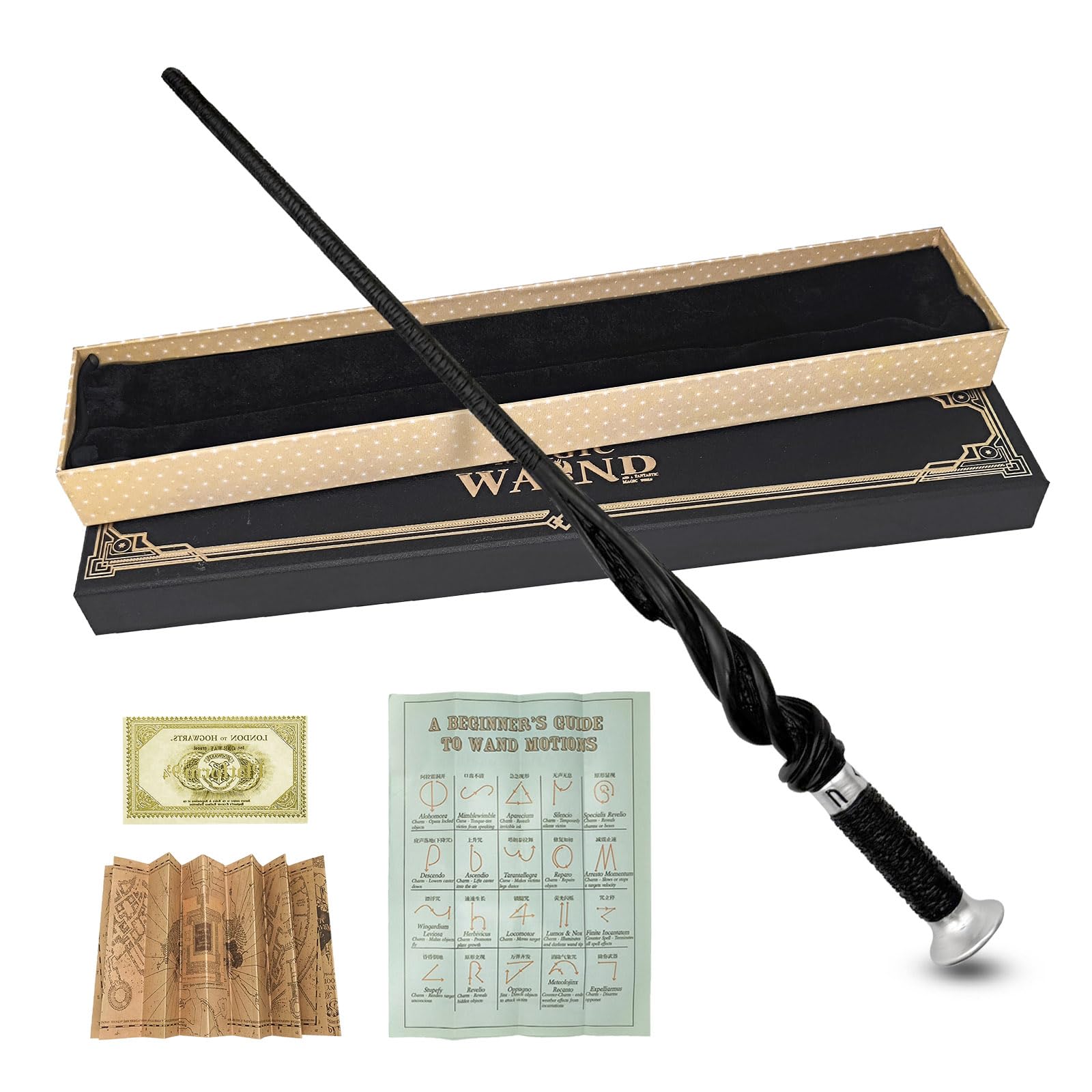 Amazon.co.jp: Meccol ダンブルドア 杖 魔法の杖 セット コスチューム