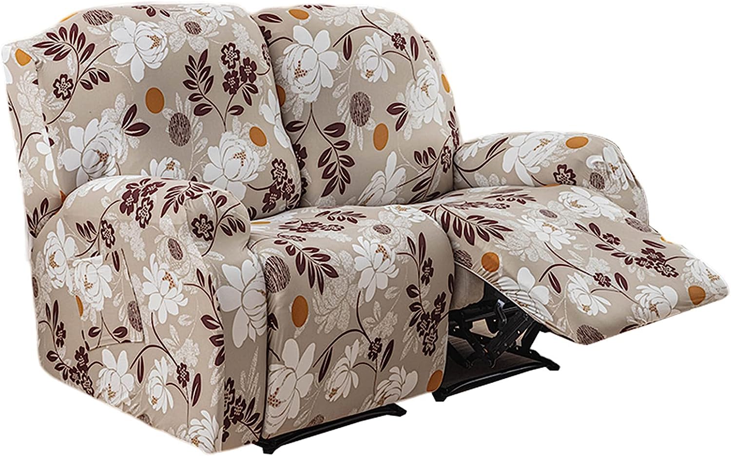 Uyeoco Boys 36# Recliner Chair/Sofa Slipcover With Pockets - 2/3/1 Seat Stretch Cover For Lazy Reclining Couch - Fallon Collection With Elastic Bottom