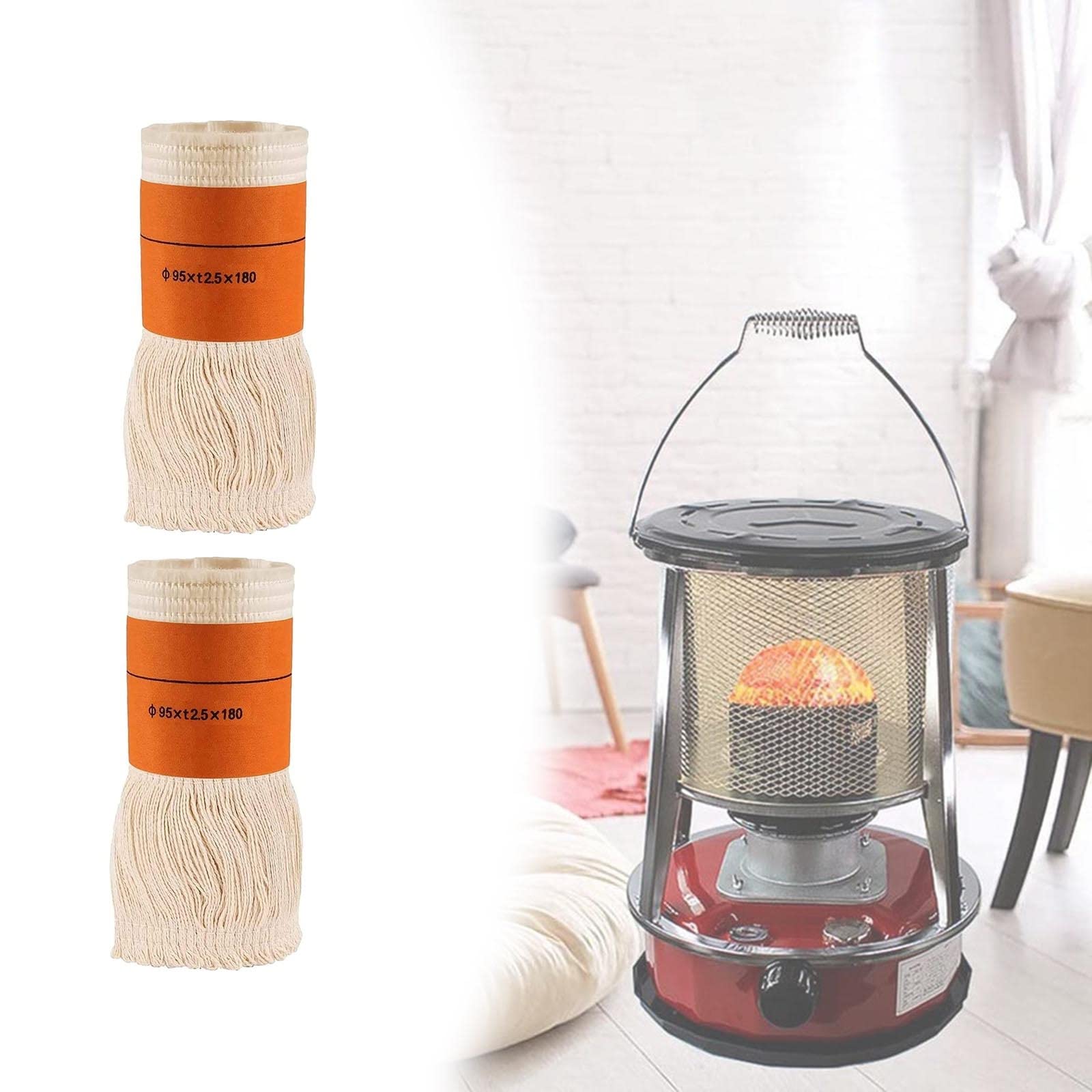 Cotton core Portable Kerosene Heater Wick, Full Combustion, Saving Fuel Kerosene  Furnace Replacement Furnace core, Easy to Install (Size : 2pcs) :  Amazon.ca: Home