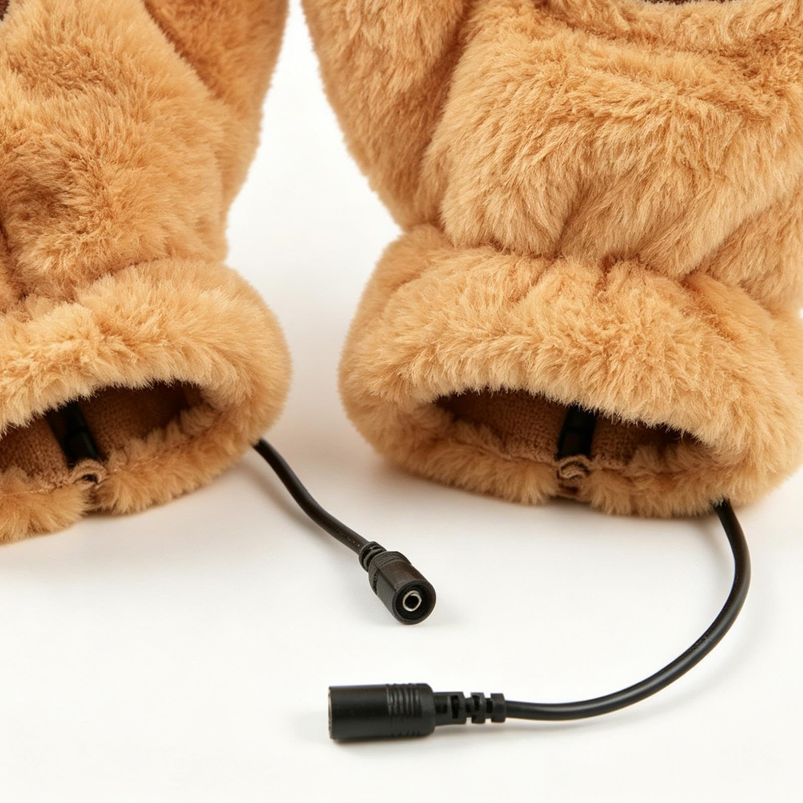 Muffole Riscaldate Scaldamani USB Lavabile In Peluche Animale Intelligente | Guanti Riscaldanti Antivento per la pesca sul ghiaccio guida moto snowboard sci outdoor ufficio e inverno