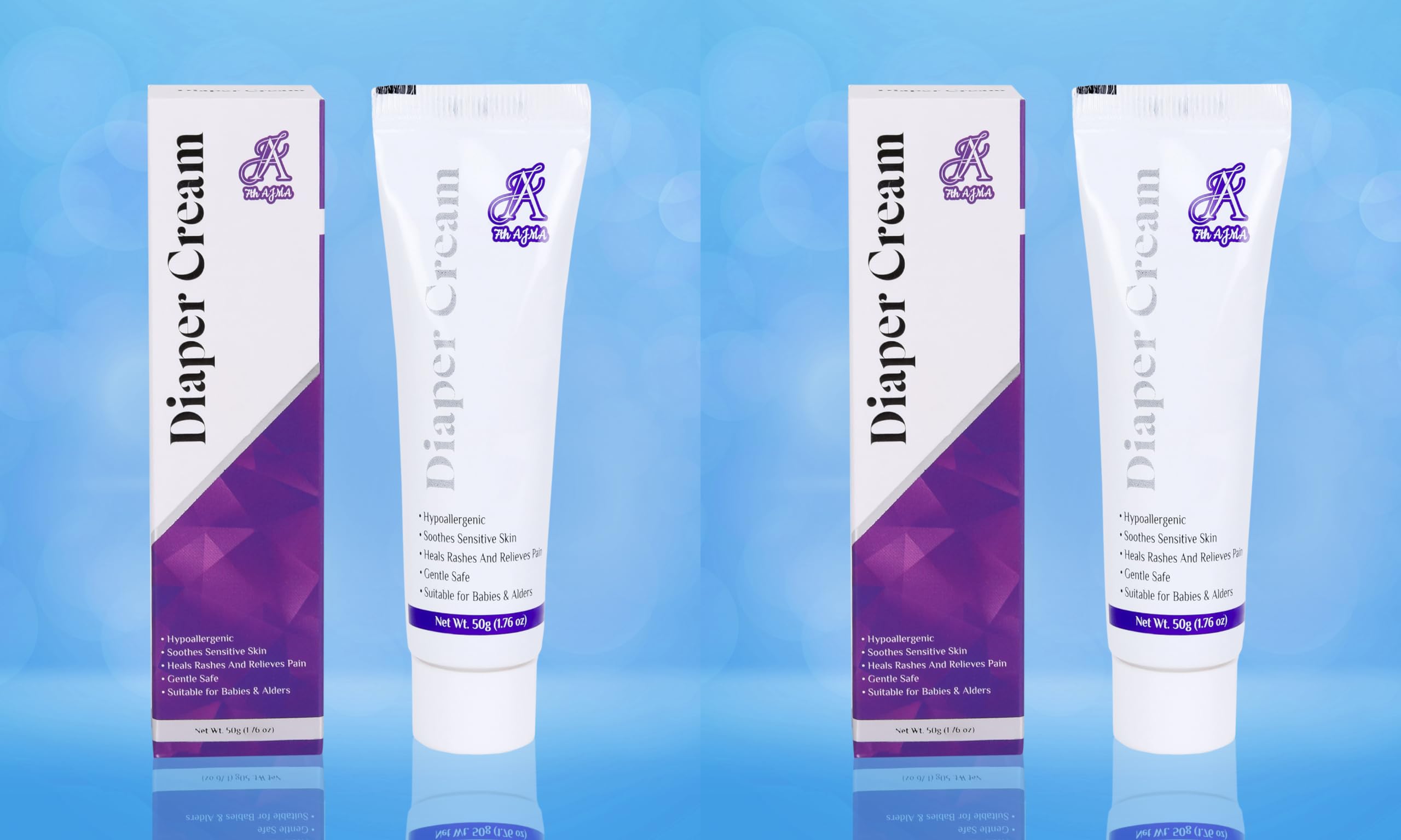 Baby Baby Diaper Rash Cream | 50G| Ideal for Diaper Rashes Faster rash healing & Relieve Pains | Dermatologically Tested | Clinically Recommended | (Pack of 2) 100G