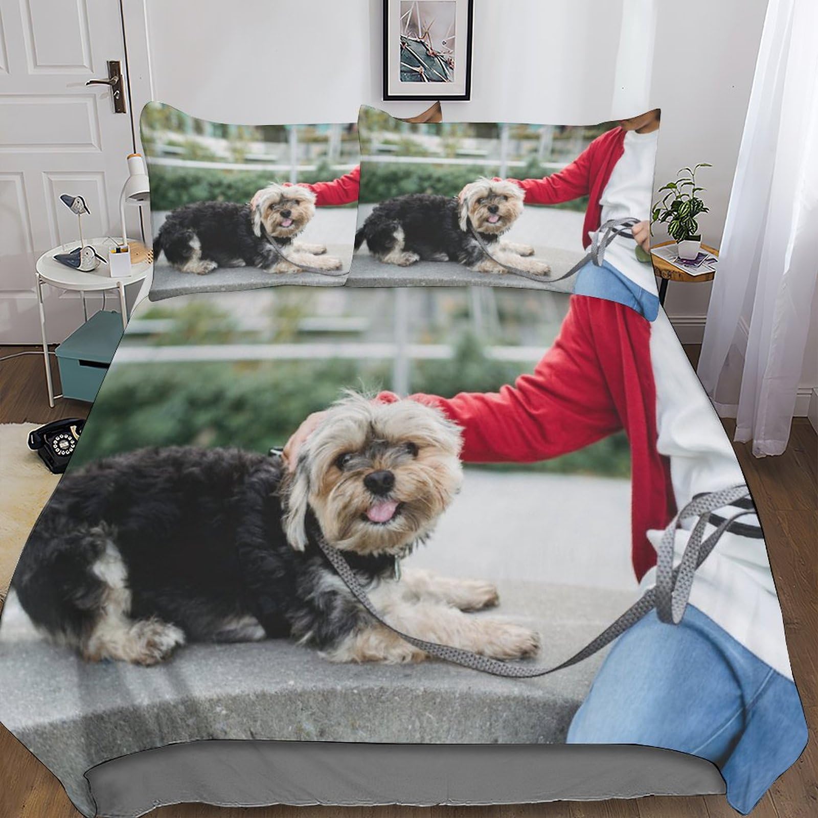 Housse de couette personnalisée anti-décoloration lit enfant 200x200 IOFEER