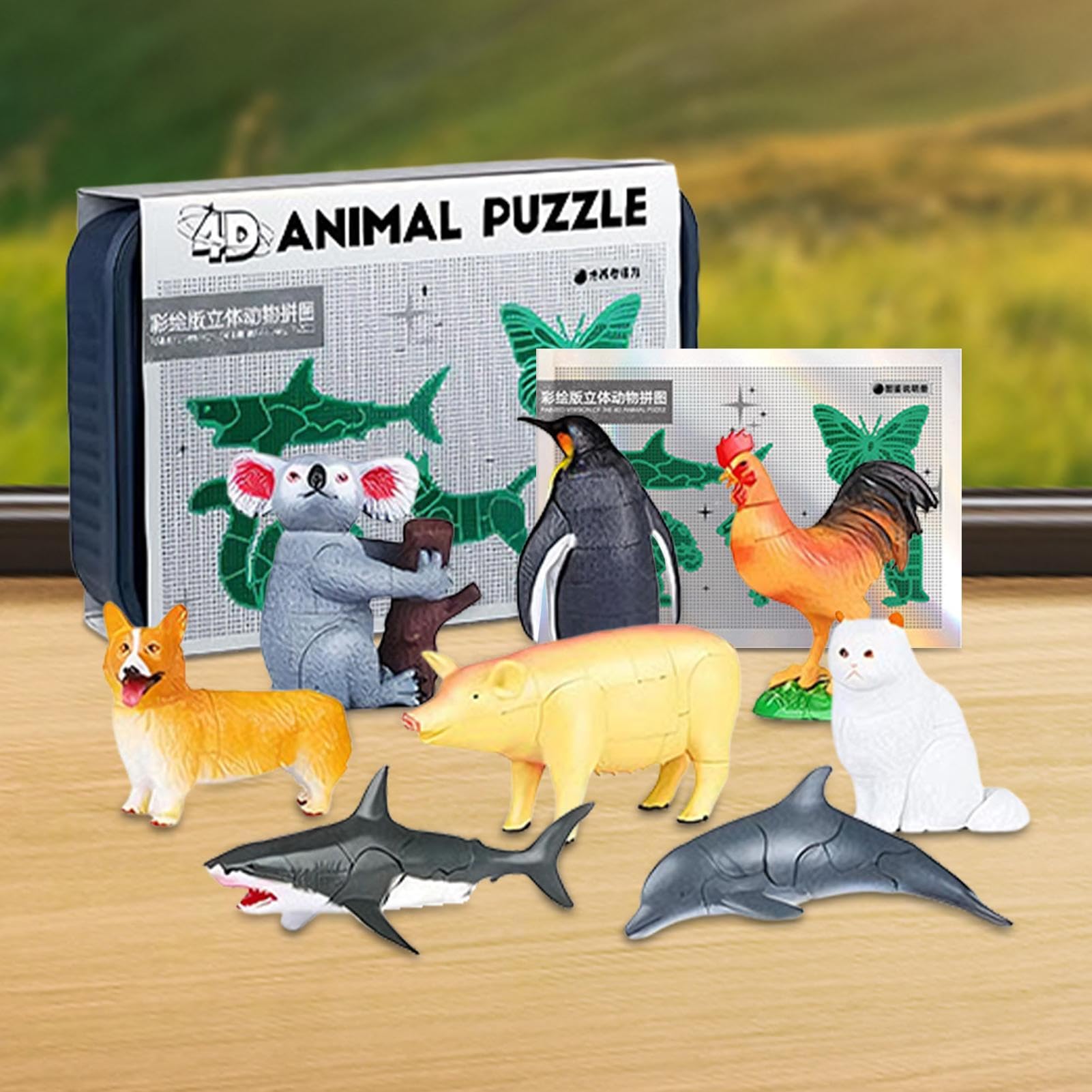 Puzzle Animali 3D Per Bambini Di Bambole Fai Da Te 3D | Puzzle Educativo Di Animali Per Ragazzi E Ragazze Natale Compleanno Classe Pasqua Viaggio Festa Premi