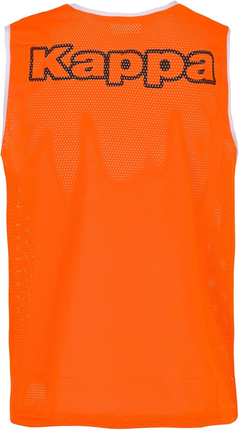 KAPPA IT Kids' Orange Tank Top, 12Y, Jersey - NIPOLA 2 5PACK, Football, Unisex-Youth