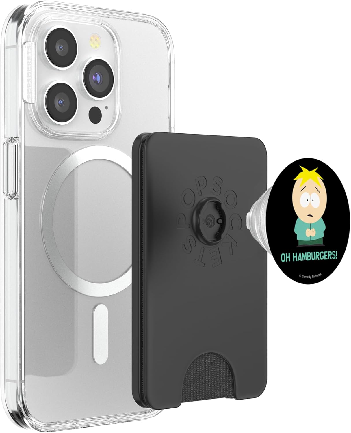 South Park Oh Hamburgers PopSockets PopWallet for MagSafe