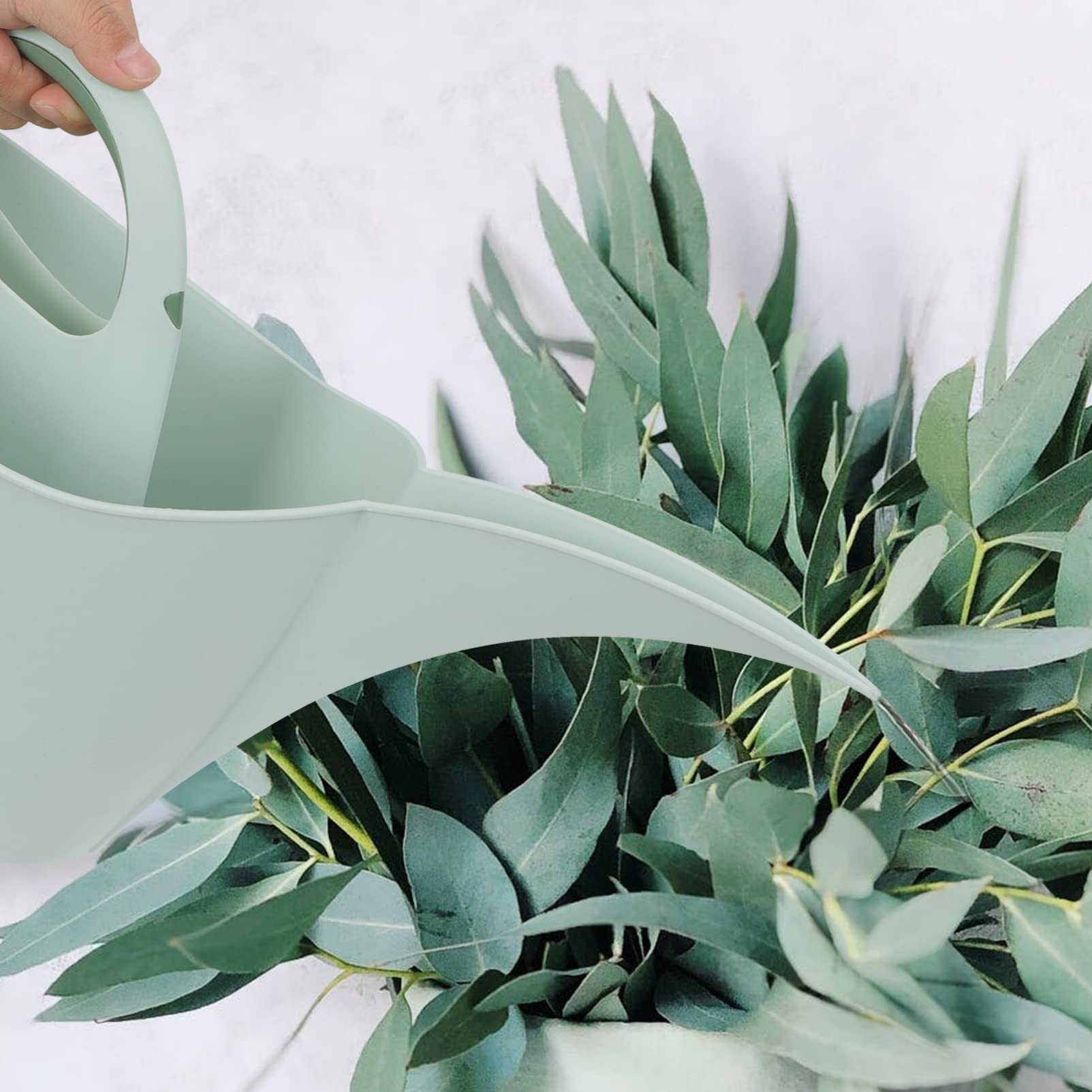 BESPORTBLE Regadera De Plástico para Jardín Diseño Simple para Regar Flores y Suculentas Mango y Duradero