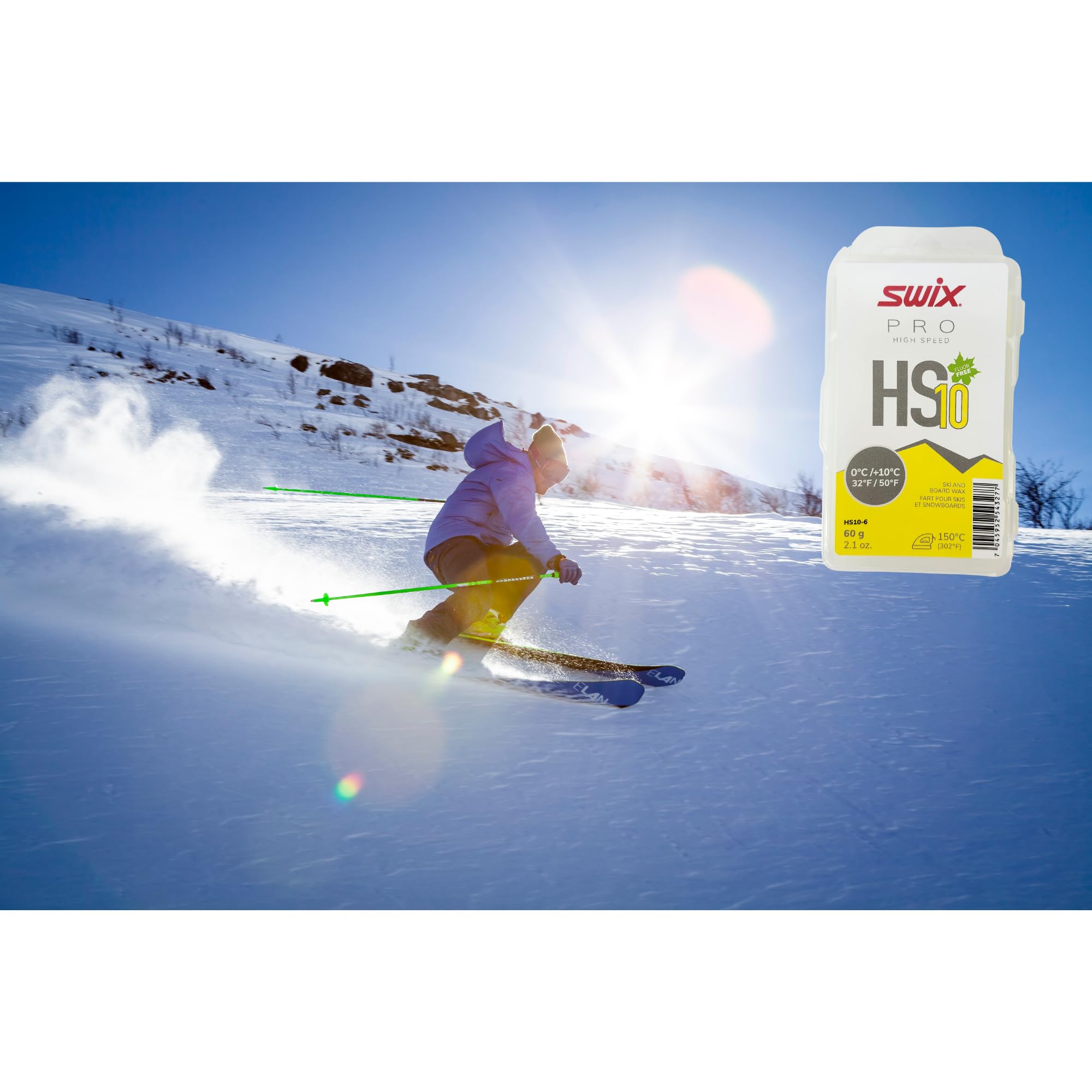 Swix Glide Series HS Cera de esquí y Snowboard 60g