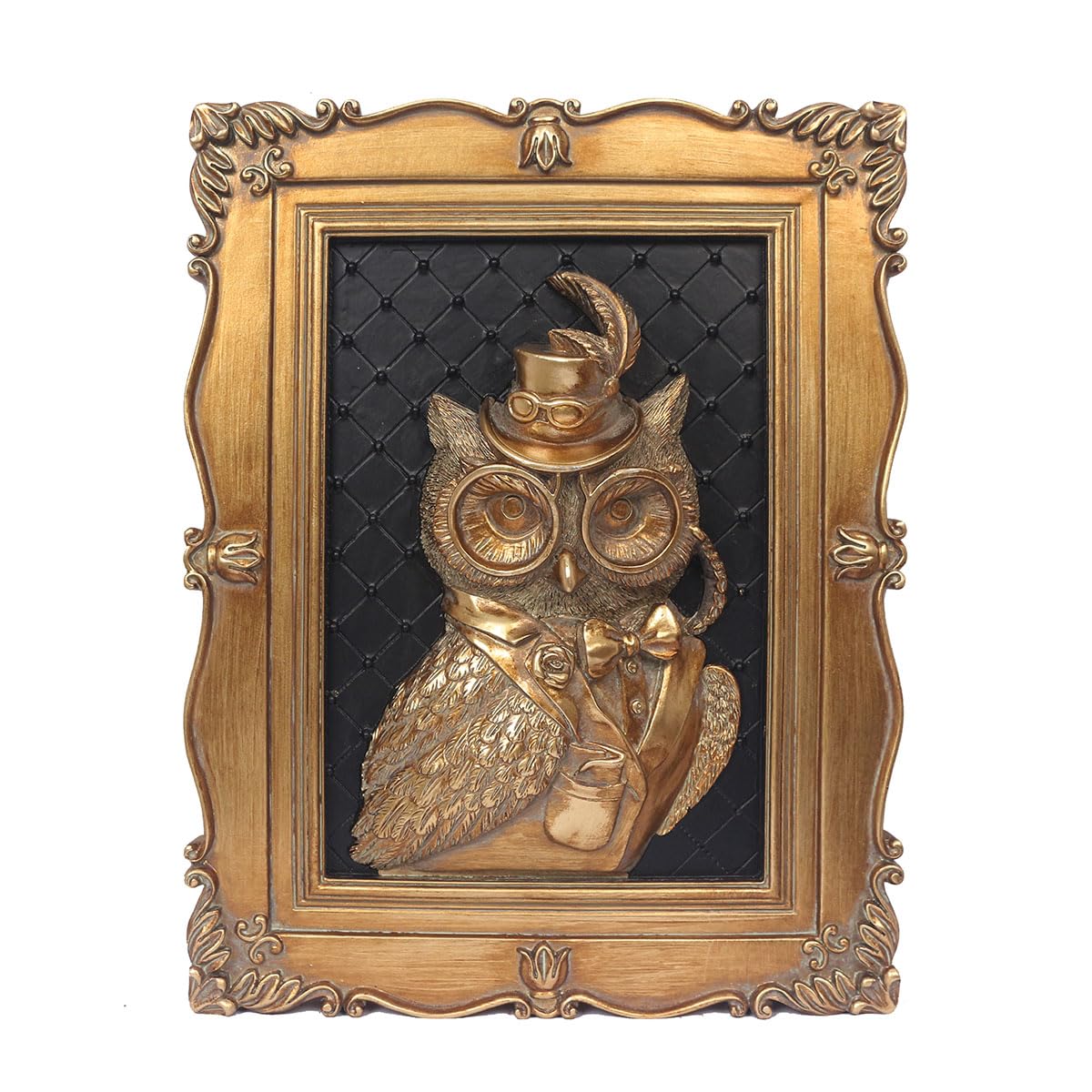 Esvinte Animal Head Vintage Wall Sculpture Antique Wall Decor Hallway Art Statue for Living Room Office Bedroom Gallery,Handmade Gift Aesthetic Design