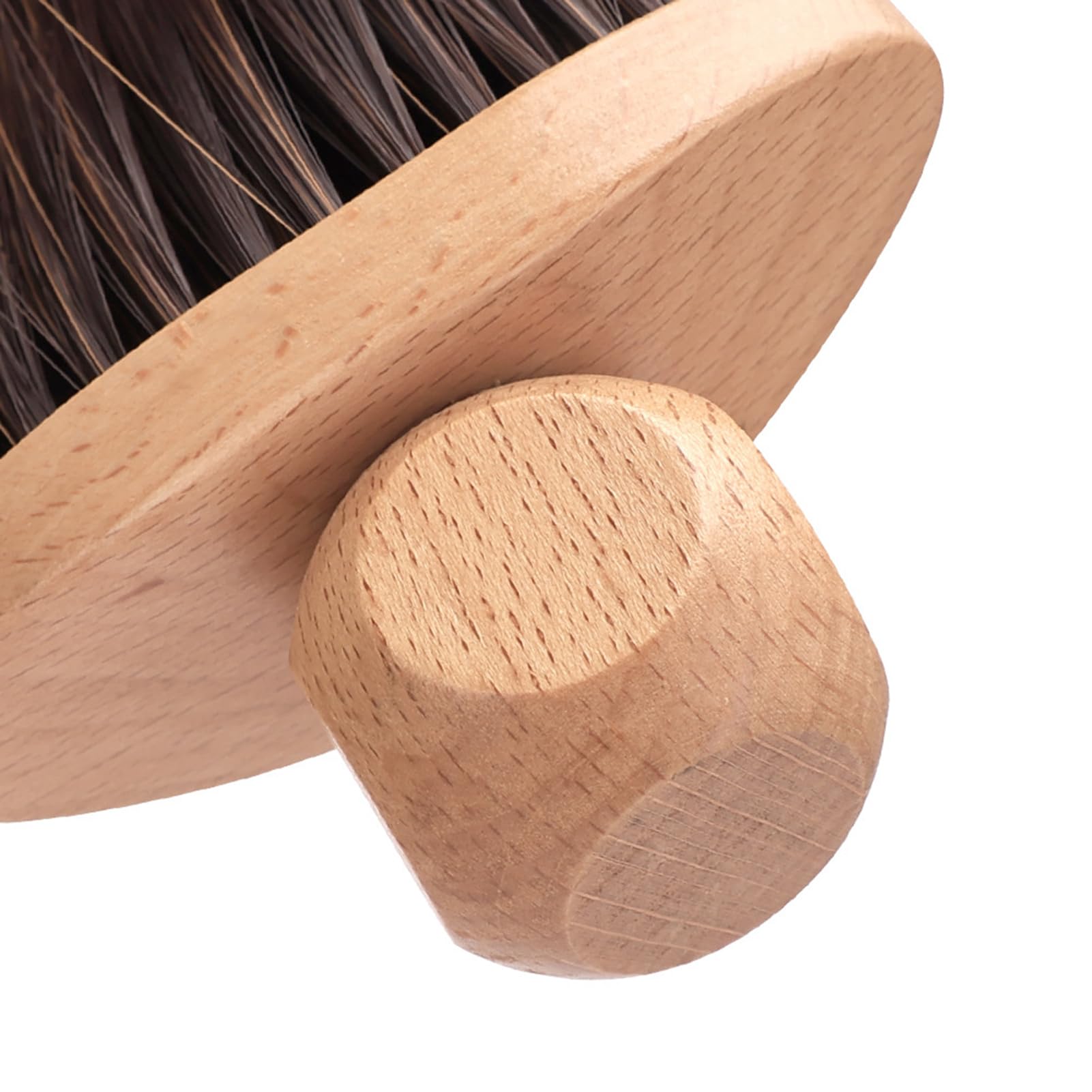 Spazzola per collo da, con setole morbide, spazzola per spolverare i capelli con manico in legno, per barbieri, saloni di bellezza, case residenziali, appartamenti, parrucchieri, uomini