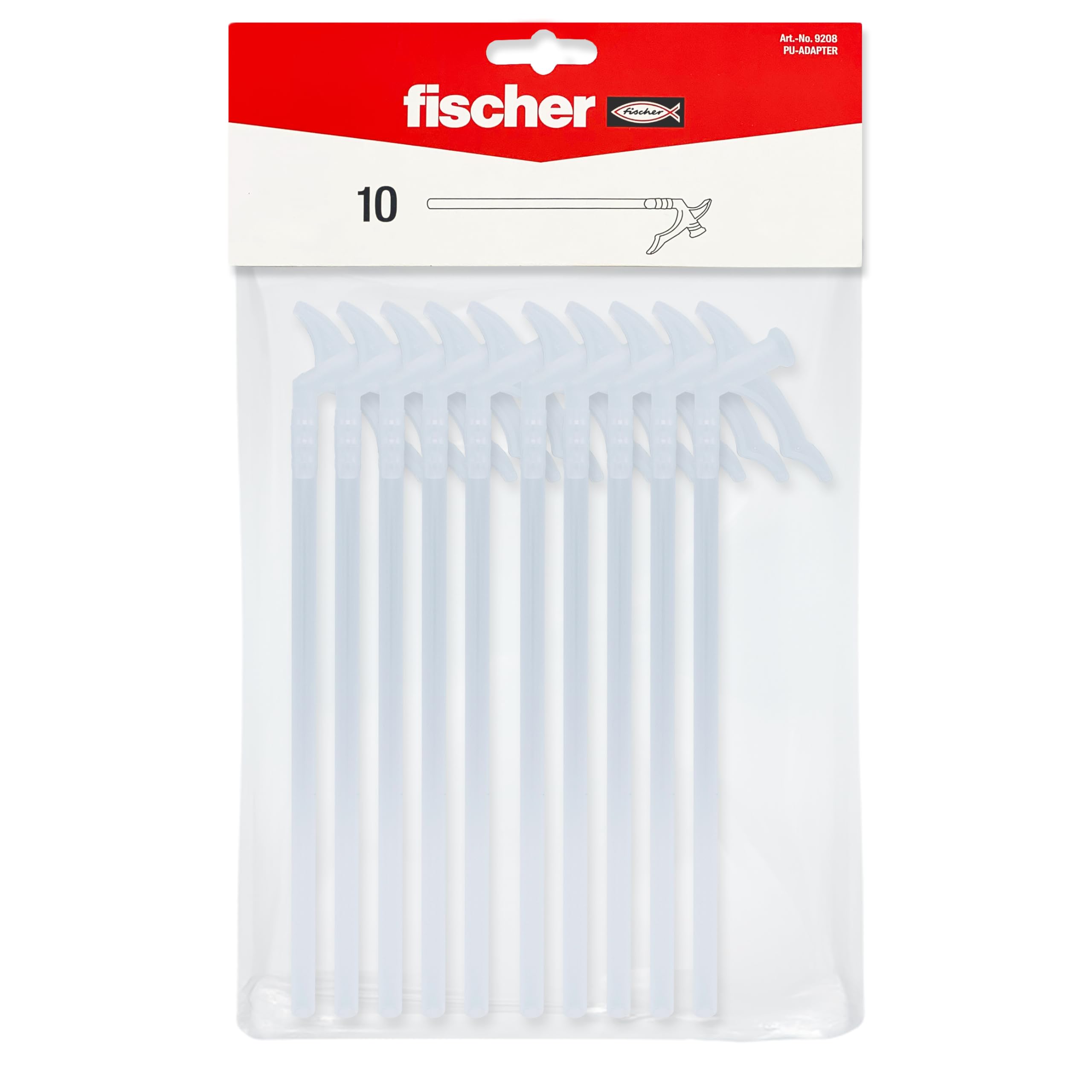 Fischer 10x Beccucci di Ricambio per Schiuma Poliuretanica Espansa, Busta 10 Pz, 9208