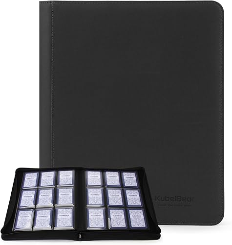 Miniatura 28 de Carpeta de tarjetas – Capacidad 720, tarjetero con cremallera para MTG, tarjetas deportivas y coleccionables – Almacenamiento sin ácidos, duradero y