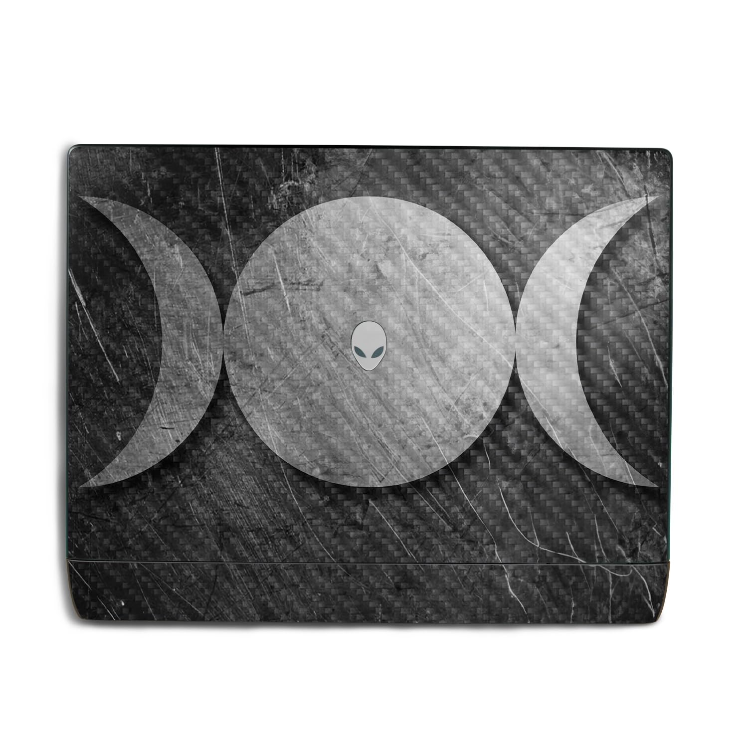 Carbon Fiber Laptop Skin Compatible with Alienware 18 Area-51 (2025) - Iron Goddess - Premium 3M Vinyl Protective Wrap Decal Cover - Easy to Apply | Crafted in The USA by MightySkins