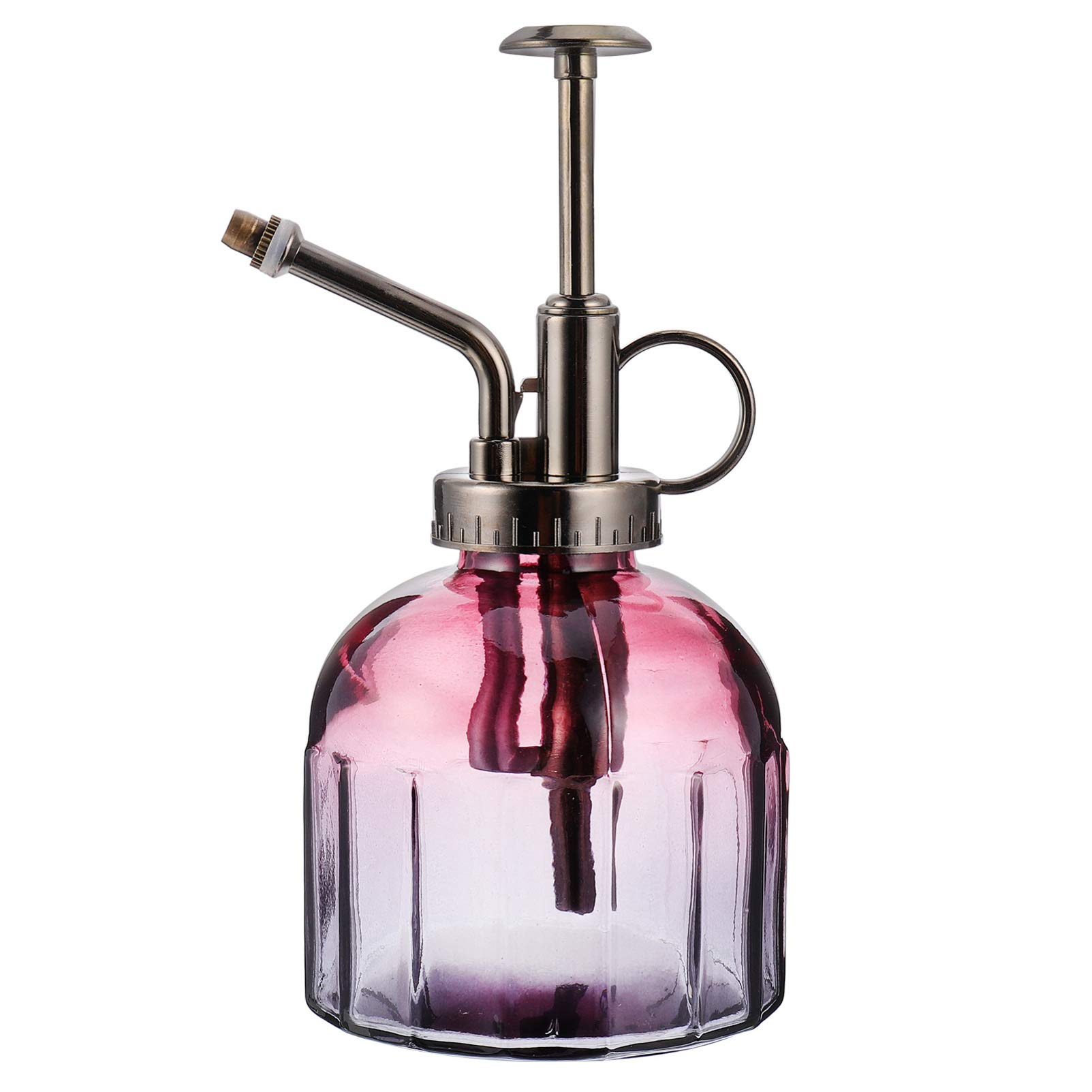 YARNOW Glass Watering Spray Bottles Vintage Plant Mister with Top Pump Decorative Watering Can Watering Pot for Plants Flower