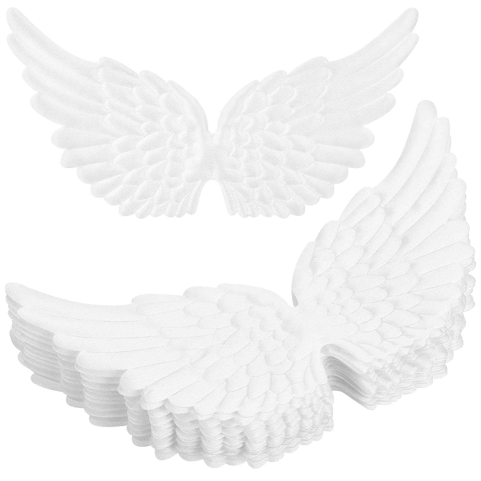 Ailes de décoration blanches STOBOK pour projet DIY, customisation mariage et sapin Noël