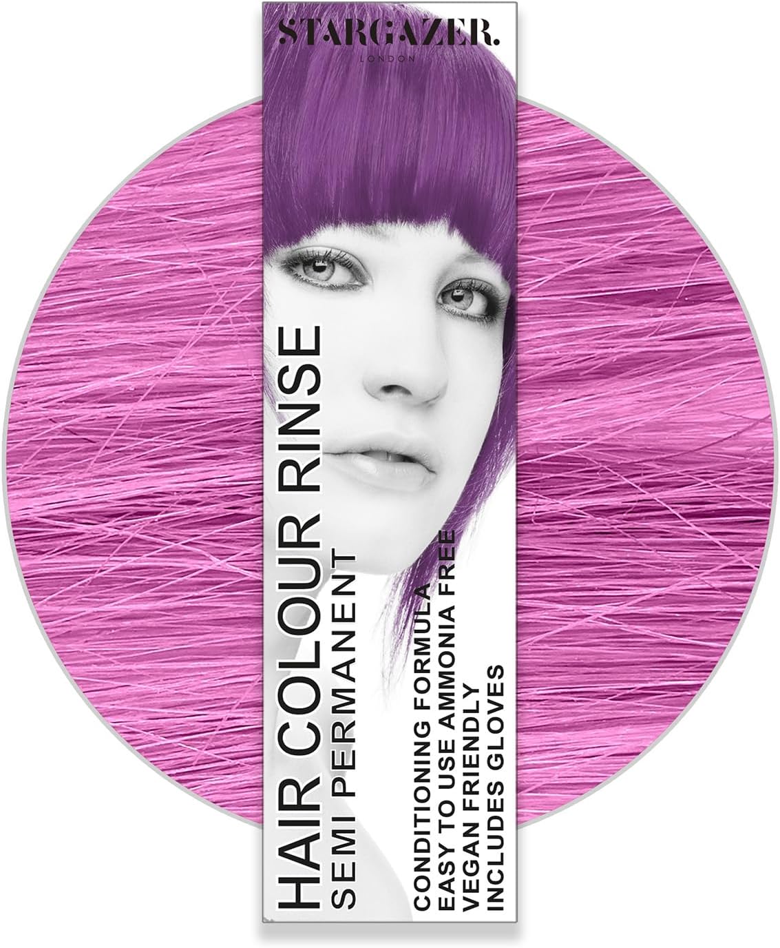 Semi Permanent Hair Dye, Soft Cerise