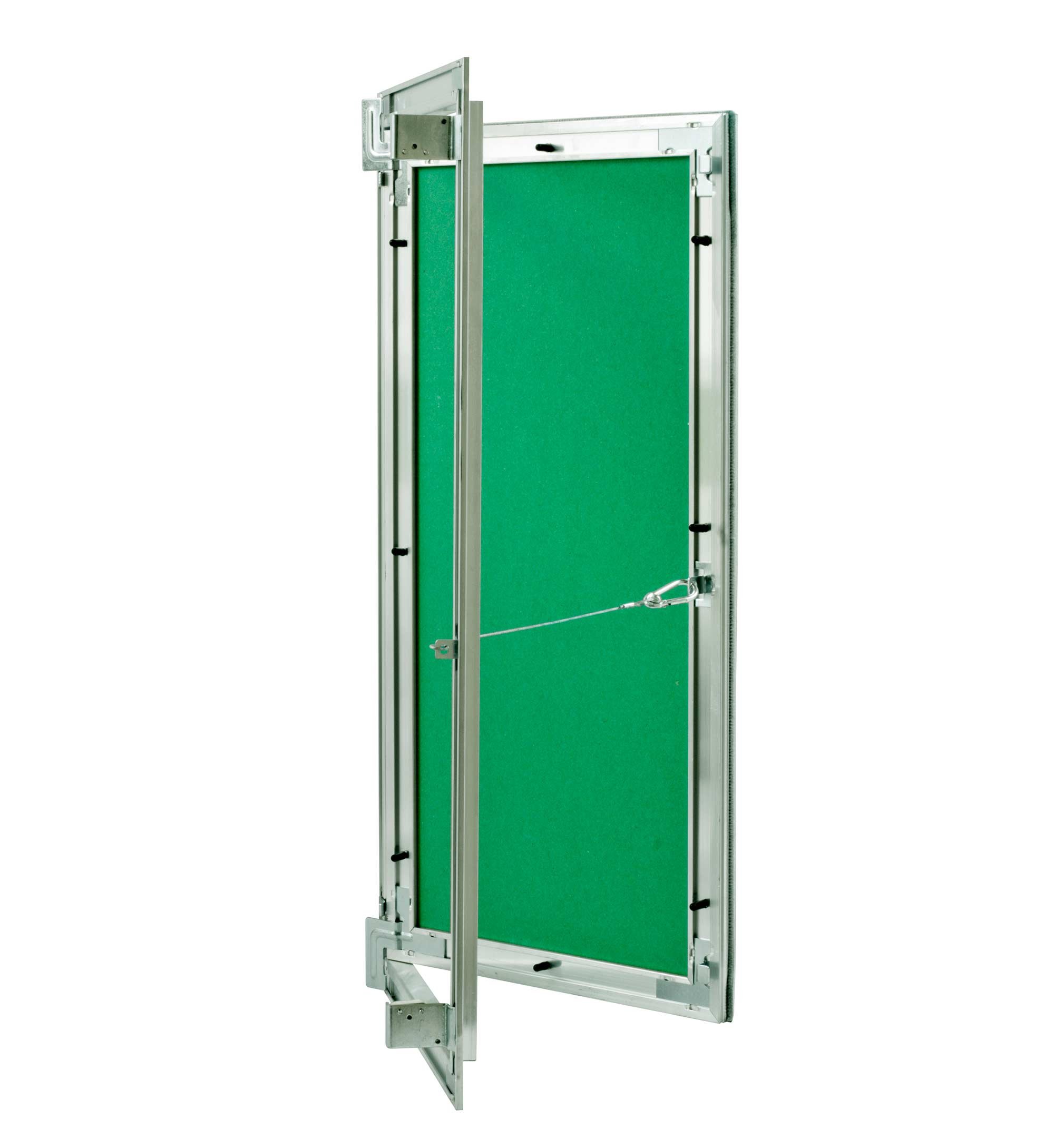 Revisionsklappe Trockenbau 300 x 600 mm – Revisionstür - Wartungsklappe mit 12,5 mm imprägnierter GK-Einlage und Druckverschluss – aus korrosionsbeständigem Aluminium – befliesbar – MW multi werkzeug