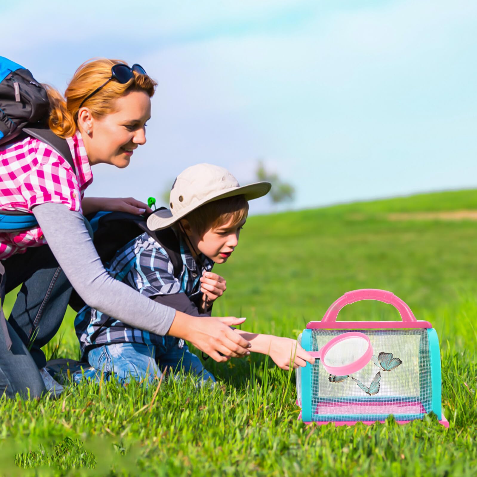 Kit de Captura de Exploración 5 Piezas Plástico y Tela para Niños