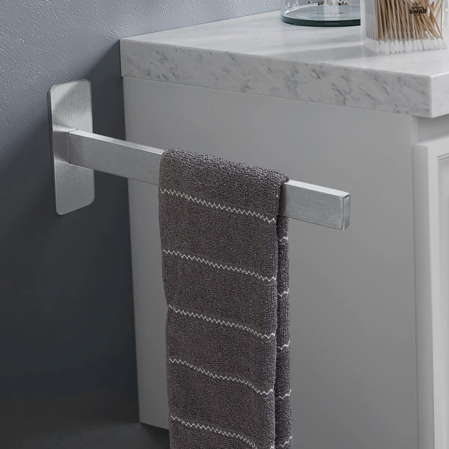 Qiannhee törölközőtartó ezüst rozsdamentes acél