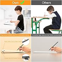 Vista 6 de Honesorn Almohadilla de luz de trazado de copia A4 con puerto tipo C, tablero de luz ultrafino de pintura de diamante, mesa de luz LED