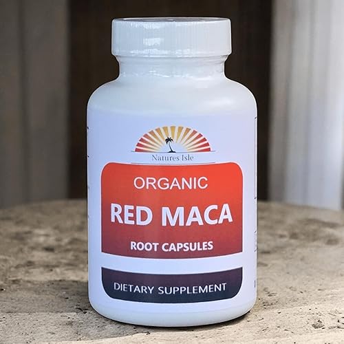 Cápsulas de raíz de maca roja - Orgánicas - 60